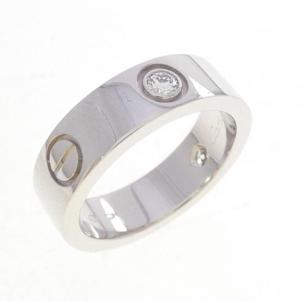 CARTIER Silver Diamond Love Ring